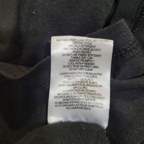 32 Degrees Men's Heat Black Plain Solid Long Sleeve Crew Neck T-shirt Size Med - Picture 7 of 7